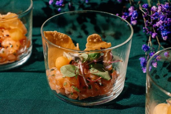 Užkandžiai stiklinaitėse