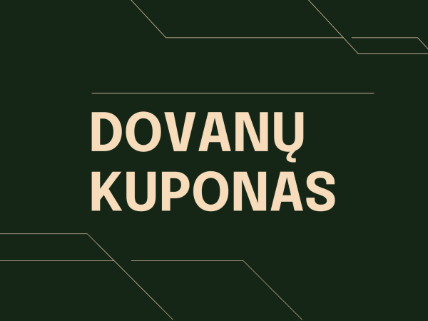 Dovanų kuponas – apsilankymui „Gastrolės“ restorane ir apsipirkimui el. parduotuvėje